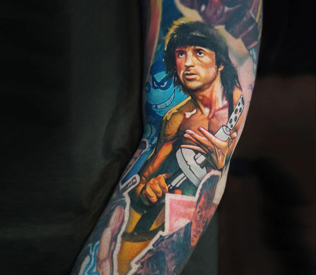 Rambo tattoo by Sergey Shanko Photo 29356