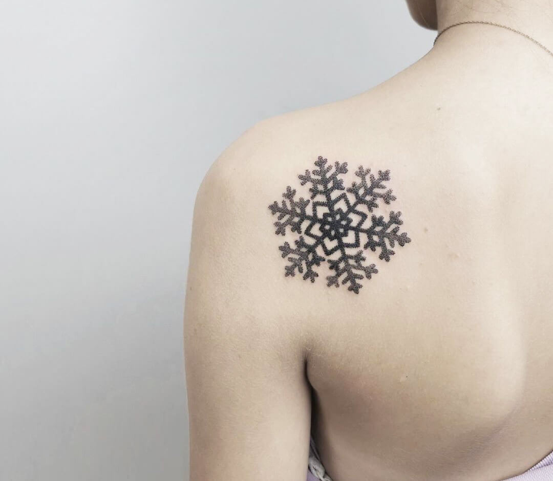 NY Snowflake tattoo by Andrea Morales | Post 29113