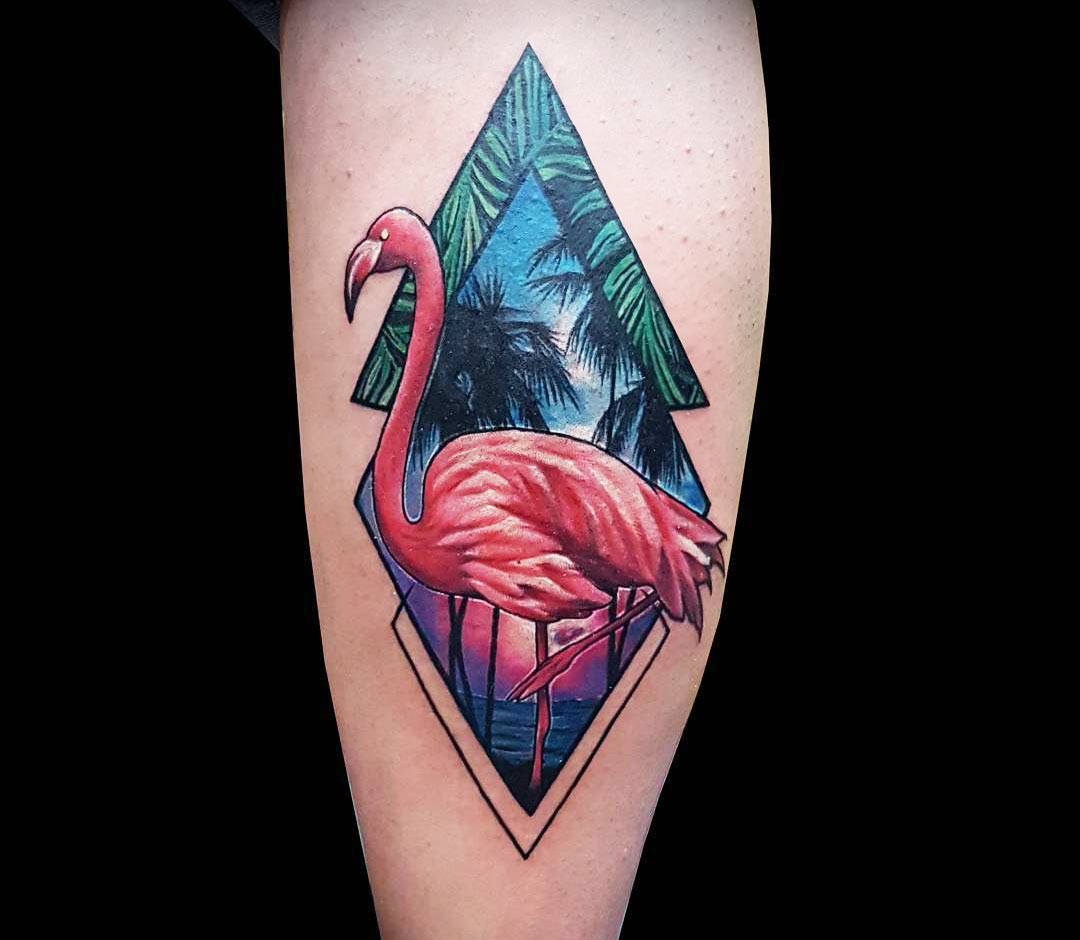 Flamingo temporary tattoo | The perfect accessory!