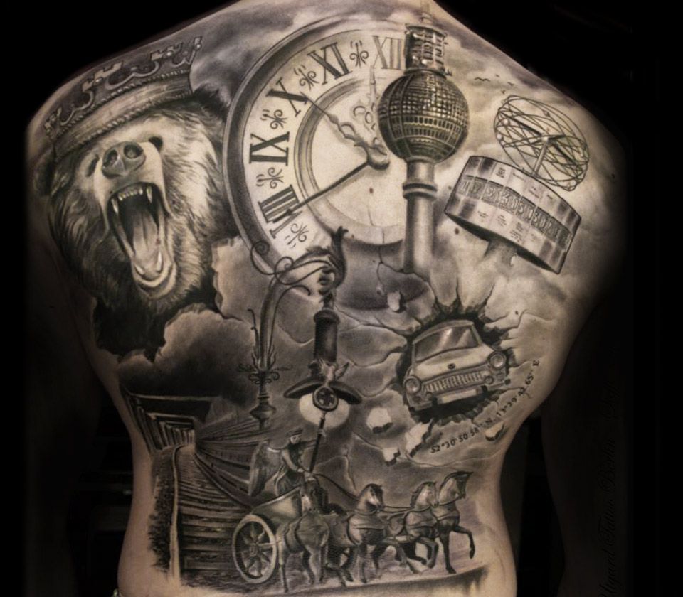 Best Upper Back Tattoo Of Realistic Angel Ever