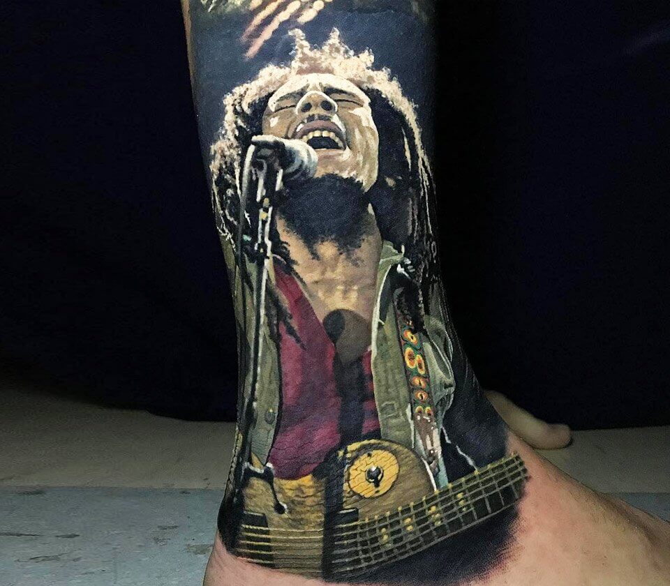 Amazing piece of art Bob Marley... - Skin City Tattoo Dublin | Facebook