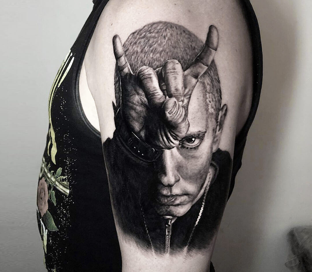 Eminem Tattoo By Steve Butcher Photo 27767