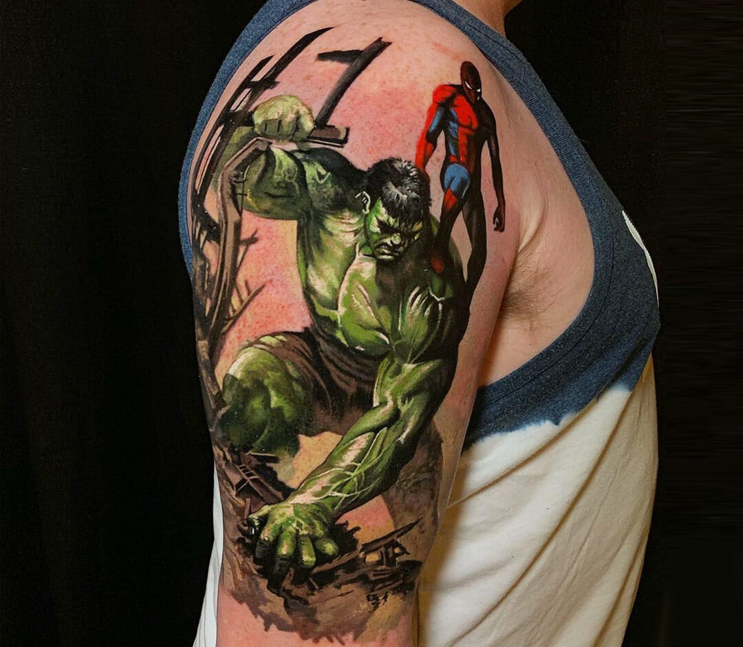 Venetian Tattoo Gathering : Tattoos : Misc : Incredible Hulk Tattoo