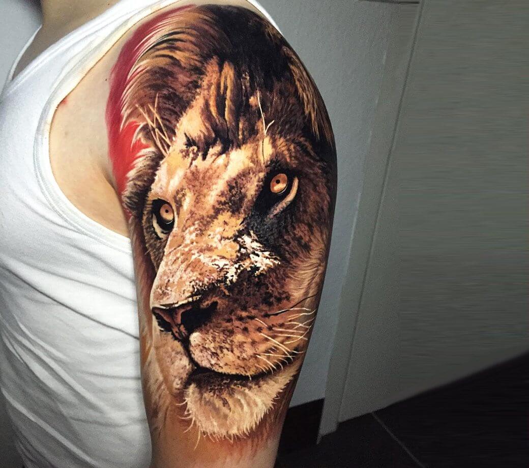 Lion tattoo by Steve Butcher | Photo 16414