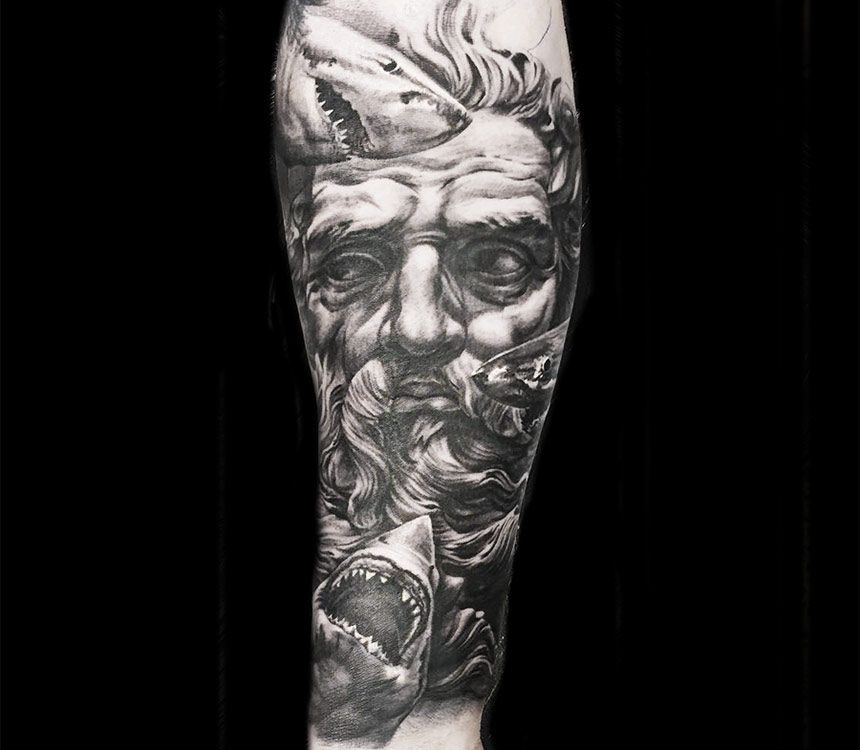 Poseidon tattoo by Steve Butcher Photo 18330