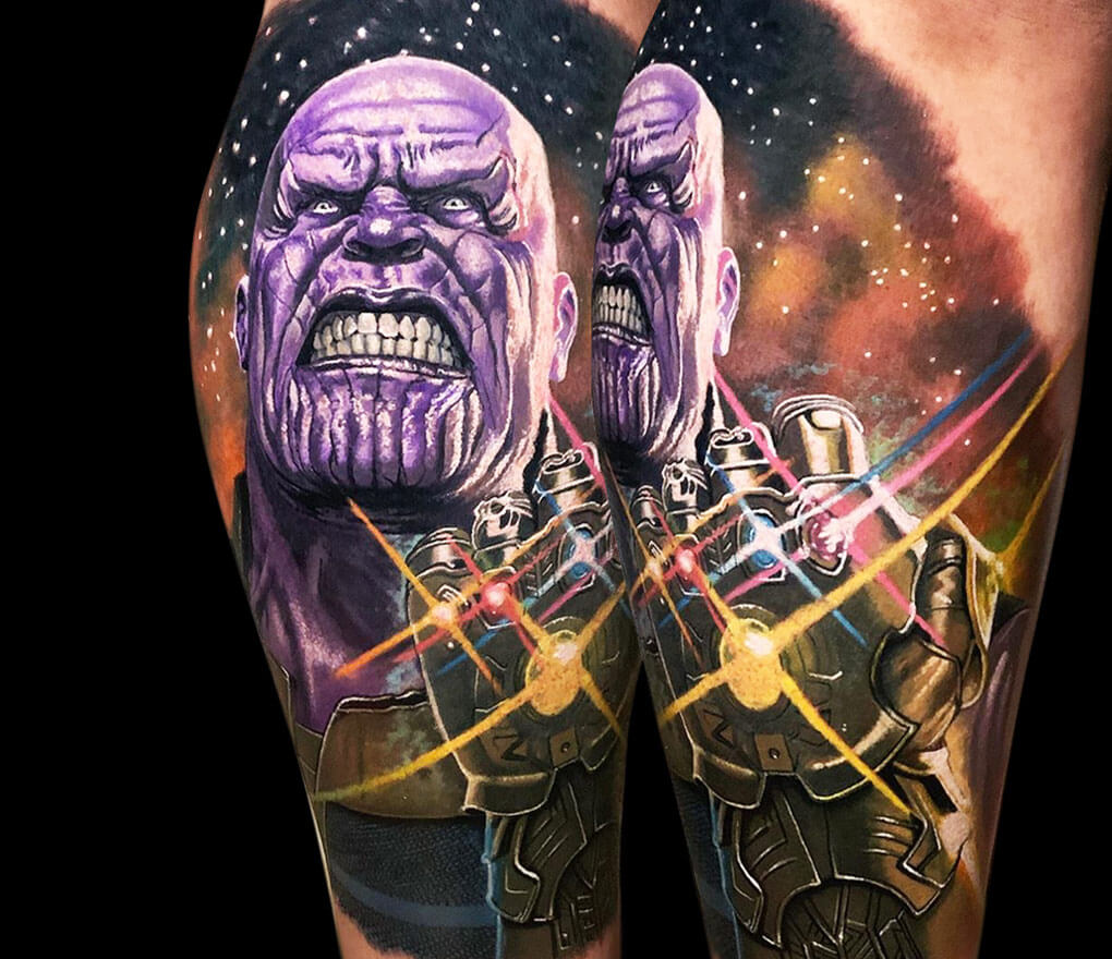 Infinity Gauntlet comic cover tattoo 90 done  9GAG