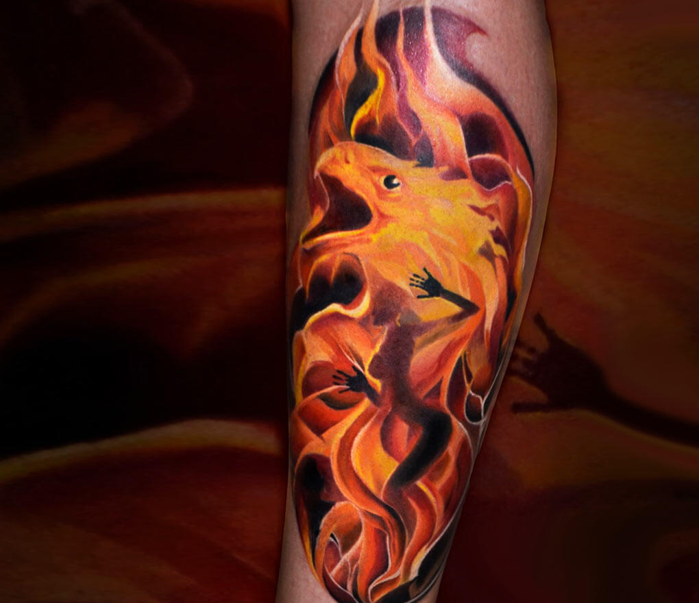 Phoenix tattoo by Tattoo Zhuzha | Photo 29638