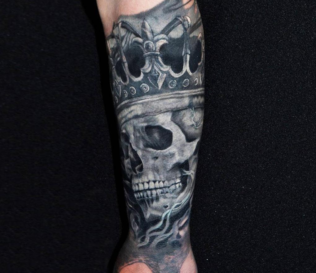 king skull tattoo added a new photo. - king skull tattoo