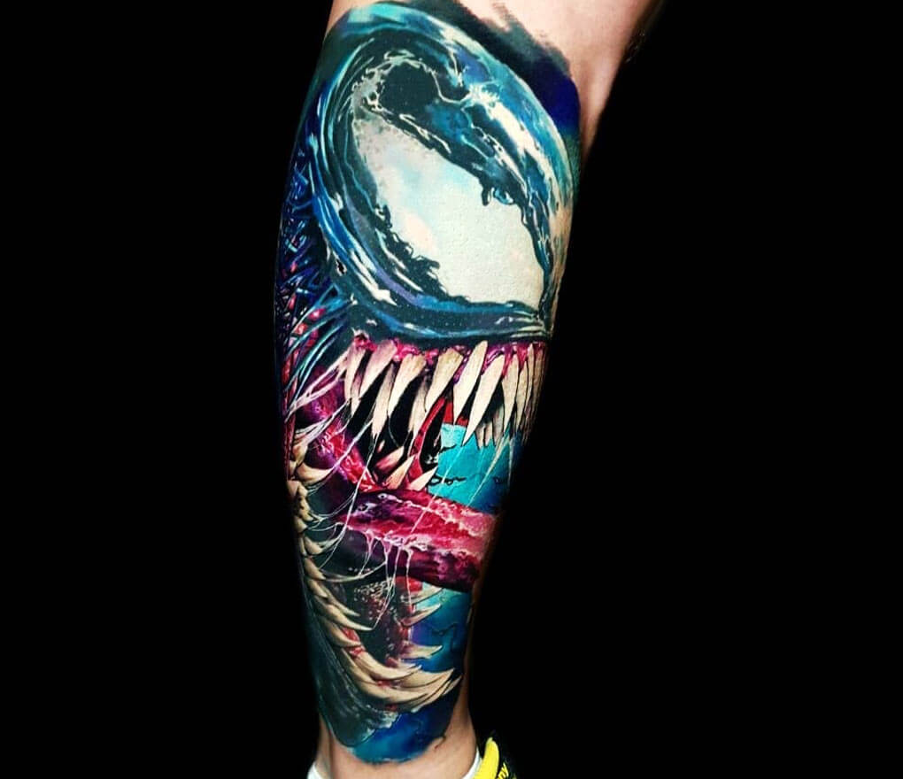 Venom tattoo by Tattoo Zhuzha | Photo 29693
