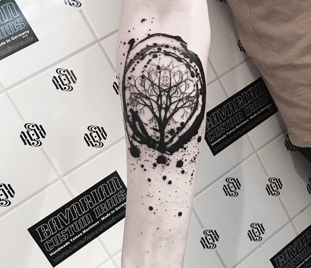Tree tattoo by Lina Tattoo Art  Photo 18003