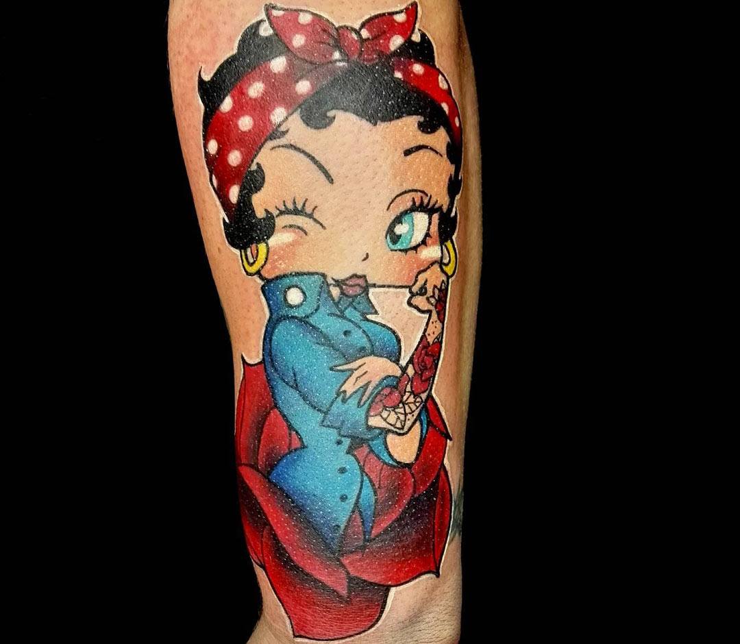 Betty Boop tattoo by Ilaria Toni Maldonado | Photo 24842