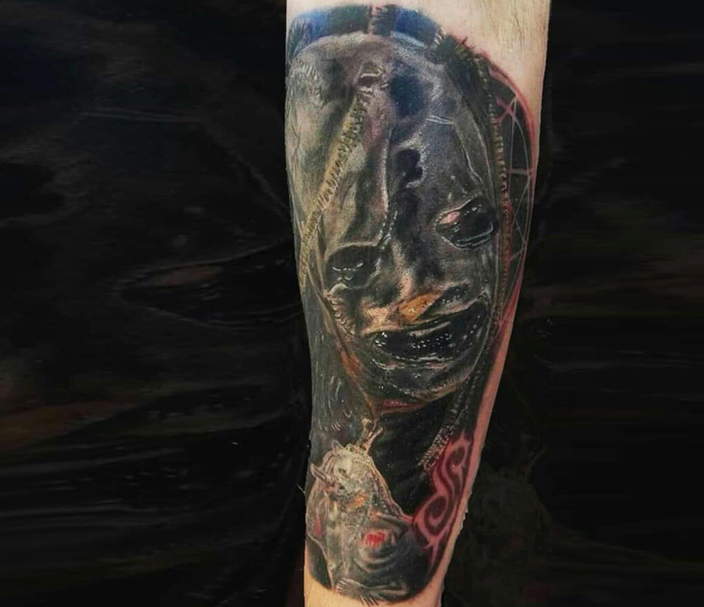Corey Taylor of Slipknot portrait by artisteph, Berlin. : r/tattoos
