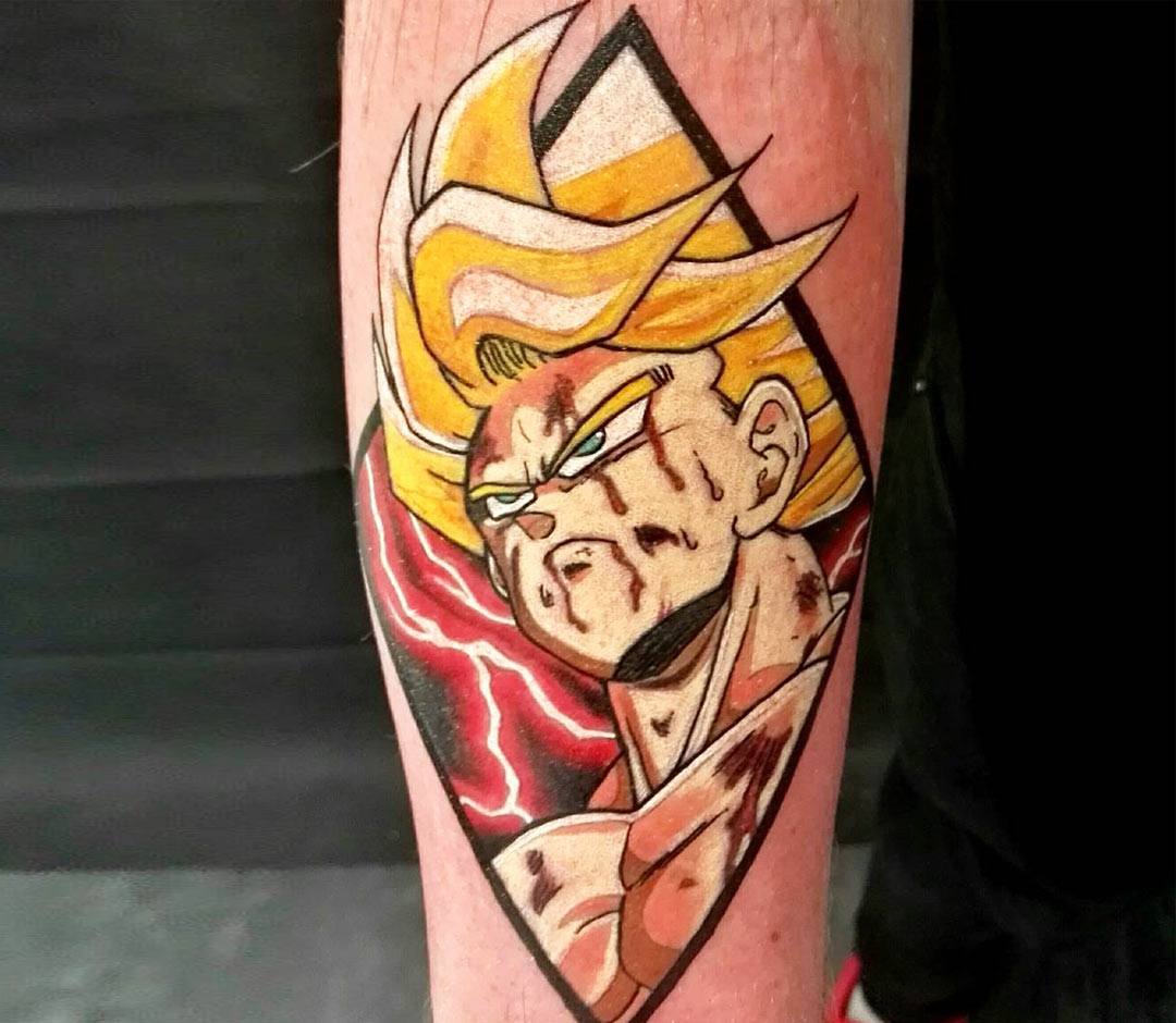 8 Ideas De Tattoo De Goku Tattoo De Goku Tatuajes De Vegeta Tatuajes De