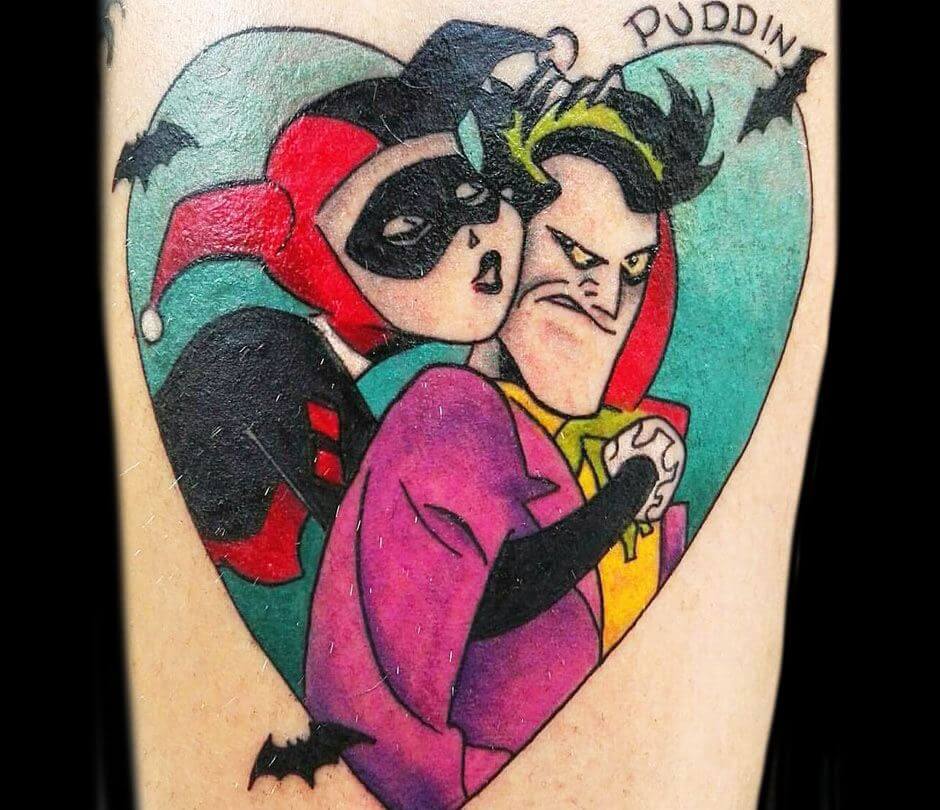 Harley Quinn and Joker tattoo by Toni Maldonado | Photo 25021