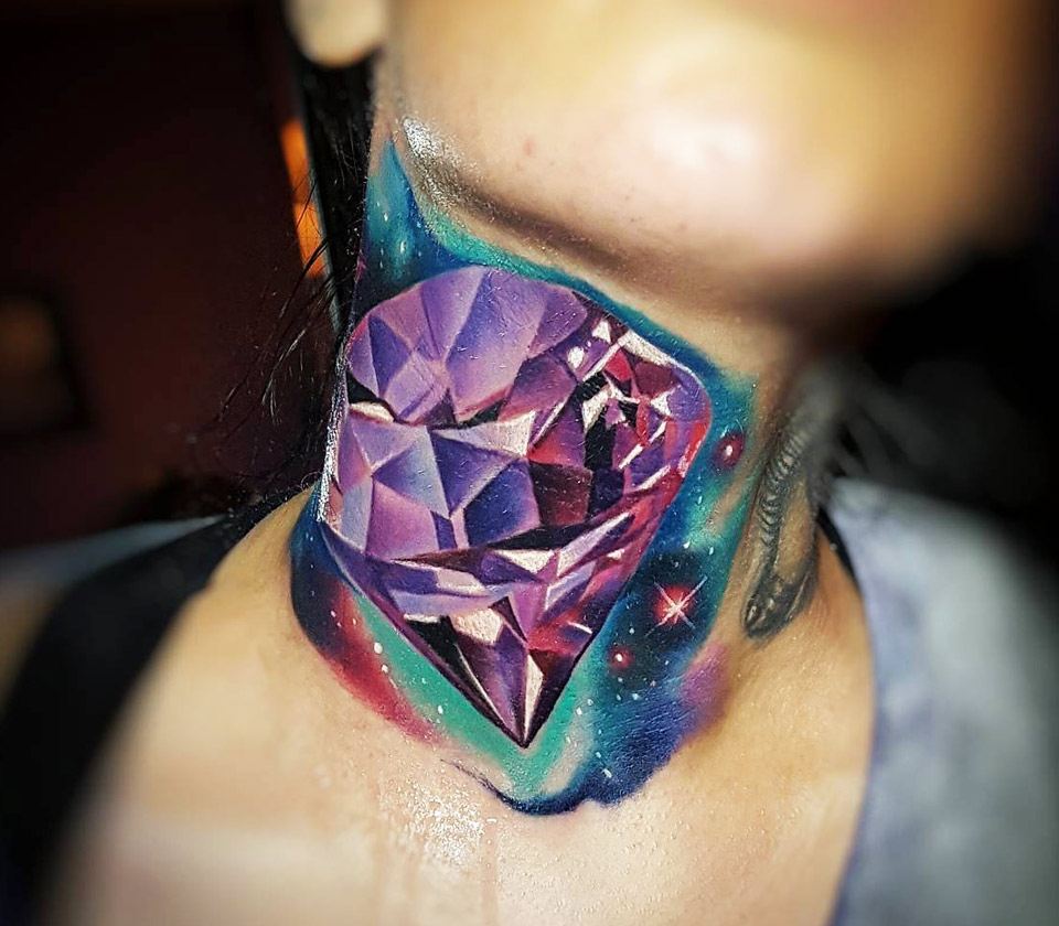 Tattoo uploaded by Rodrigo Canteras • #Diamond #tattoosbyrodrigocanteras  #lovehatenewyork • Tattoodo