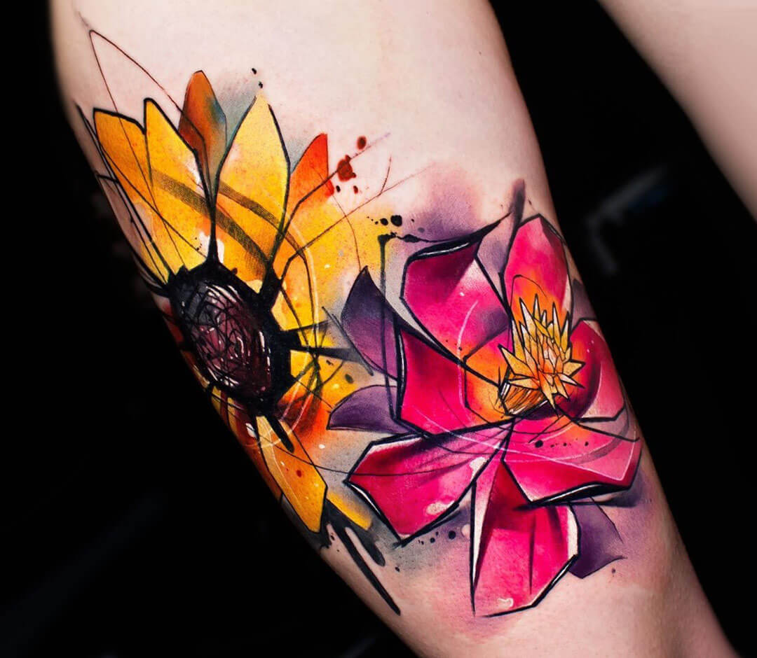 Watercolor lotus Mandala. By Bri. - Sacred Society Tattoo | Facebook