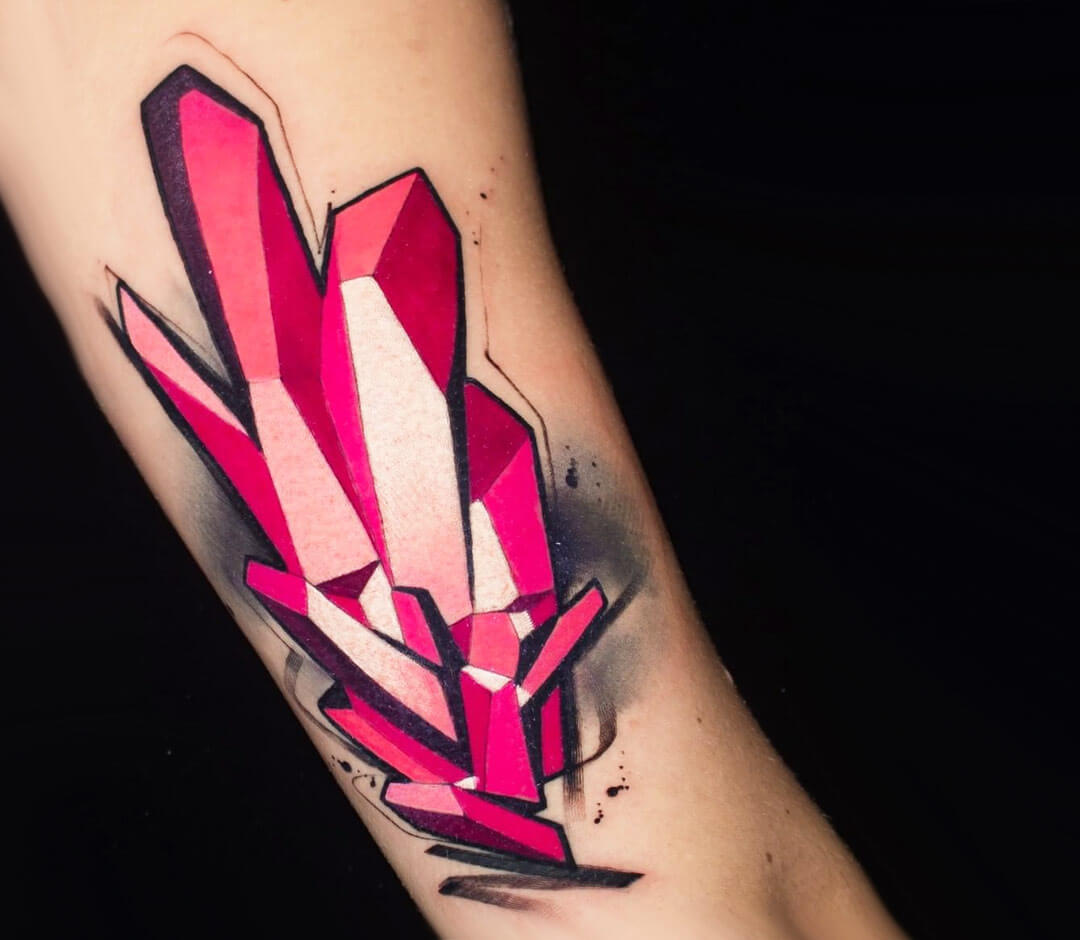 101 Amazing Crystal Tattoo Designs You Need To See   Daily Hind News