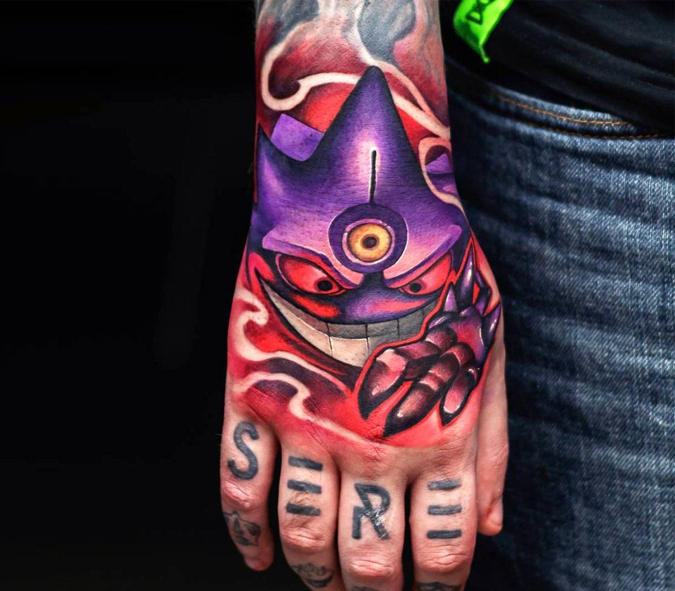 101 Awesome Pokemon Tattoo Designs You Need To See  Pokemon tattoo Gengar  tattoo Doll tattoo