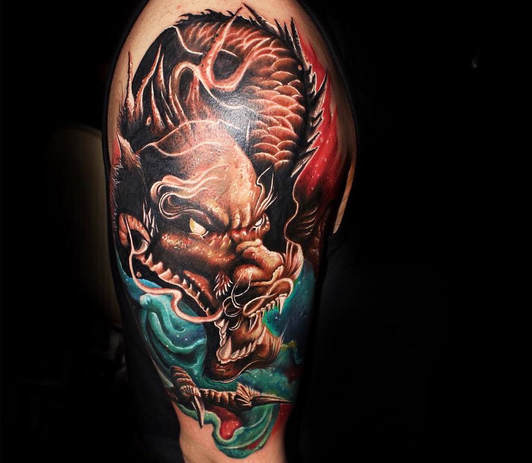 Tattoo uploaded by James Brennan • Japanese realism sleeve WIP  #jamesbrennan • Tattoodo