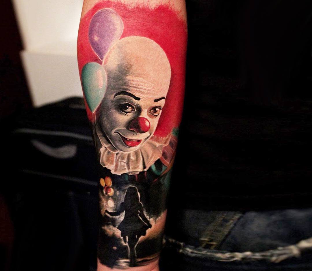 Pennywise Clown Tattoo By Vacsi Levente Photo