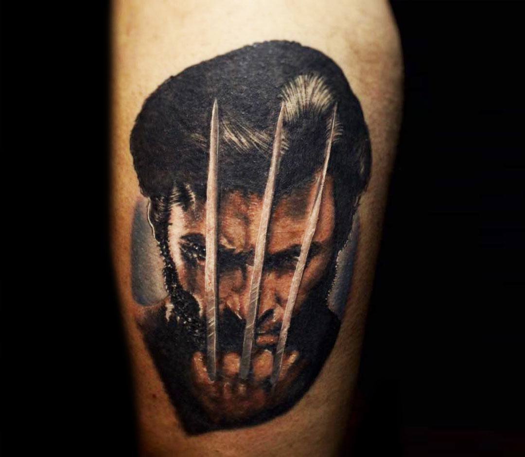 Avastore Helos Wolverine Temporary Tattoo for Men Black : Amazon.de: Beauty