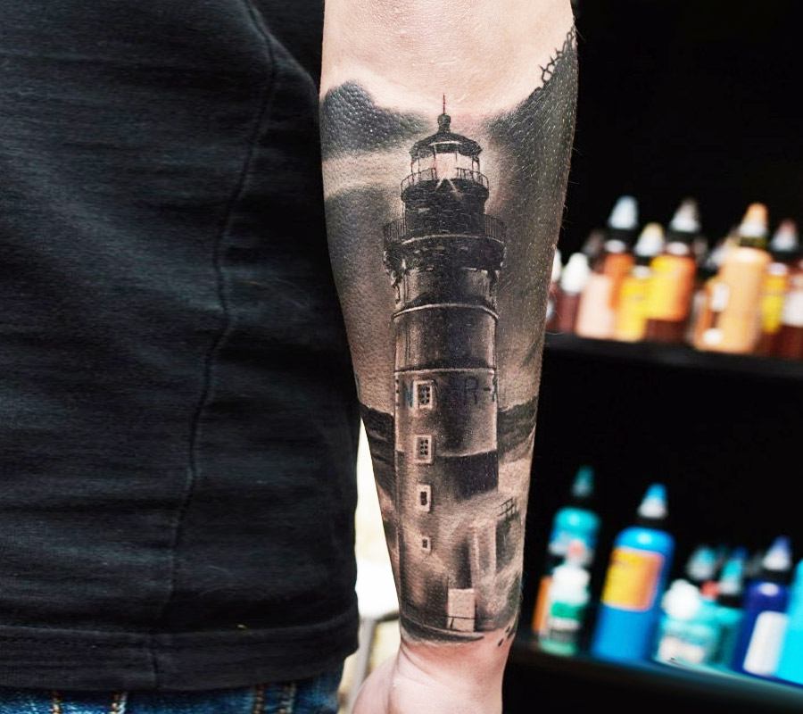 101 Best awesome lighthouse tattoo designs you need to see  Outsons