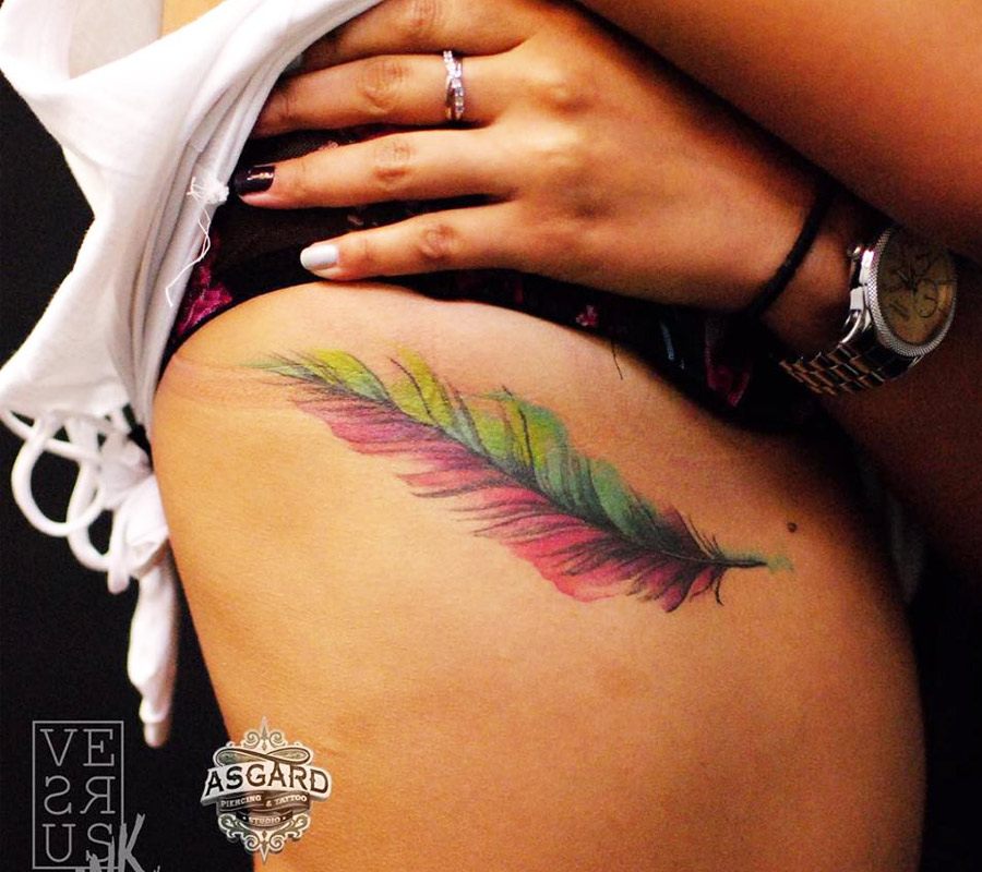 Feather and Ink Graphic tattoo idea  Best Tattoo Ideas Gallery