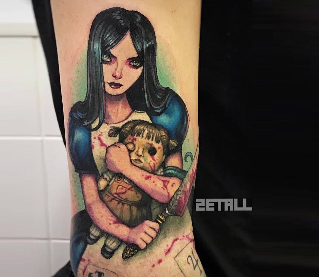Alice Madness Returns Tattoo By Victor Zetall Photo 26719 