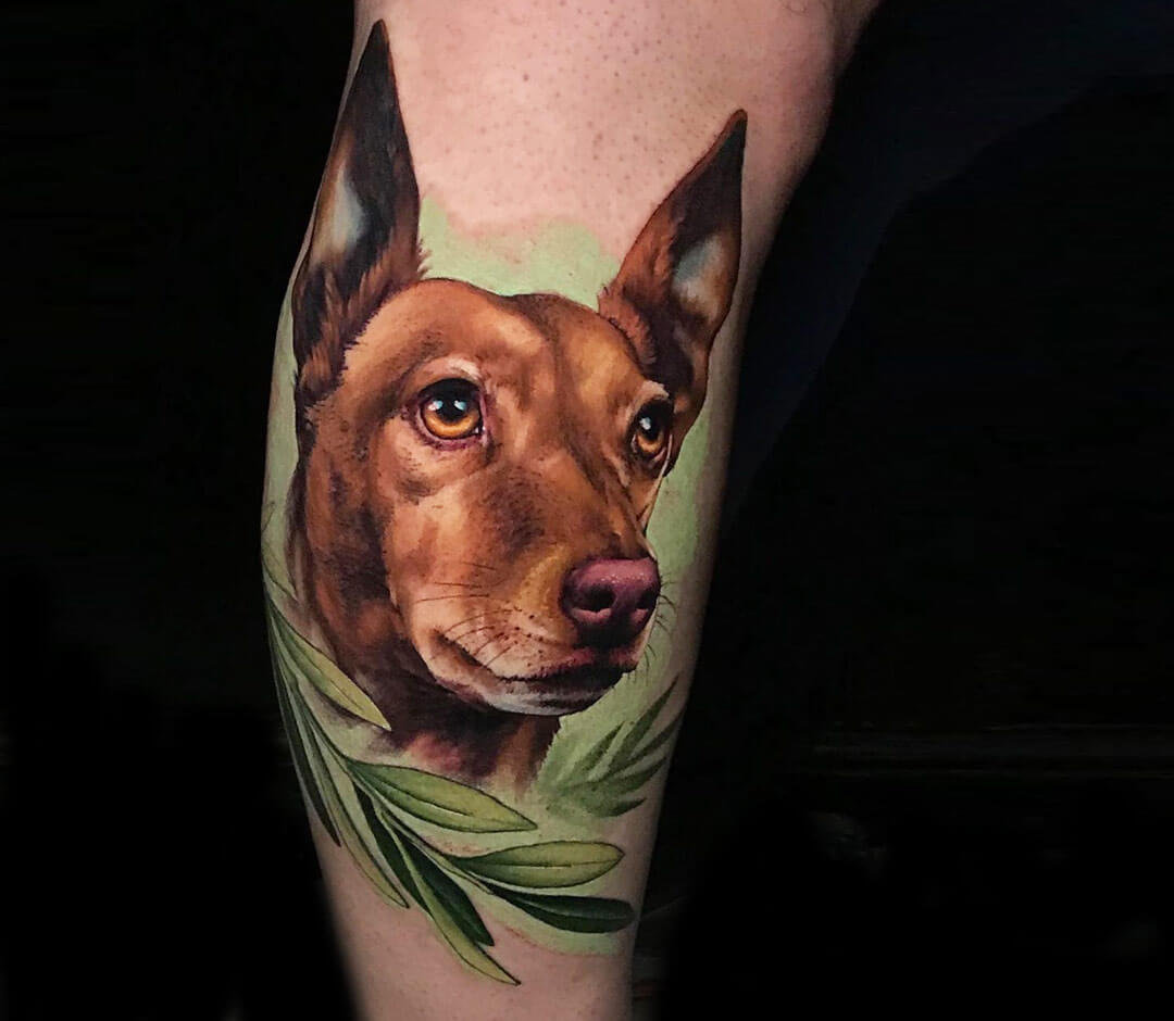 Dog tattoo by Victor Zetall Photo 29153