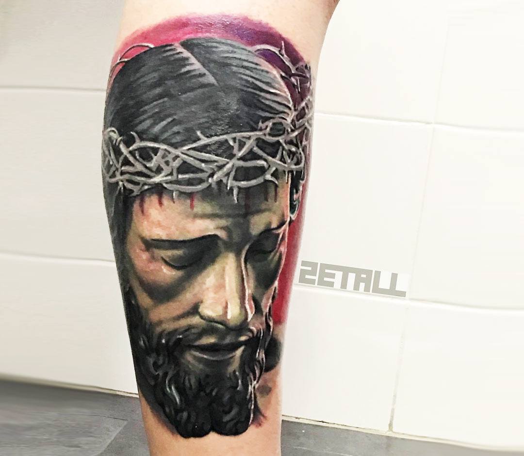 Jesus Christ tattoo by Victor Zetall | Photo 23047