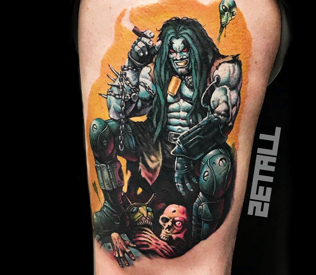 Lobo tattoo by Victor Zetall. 