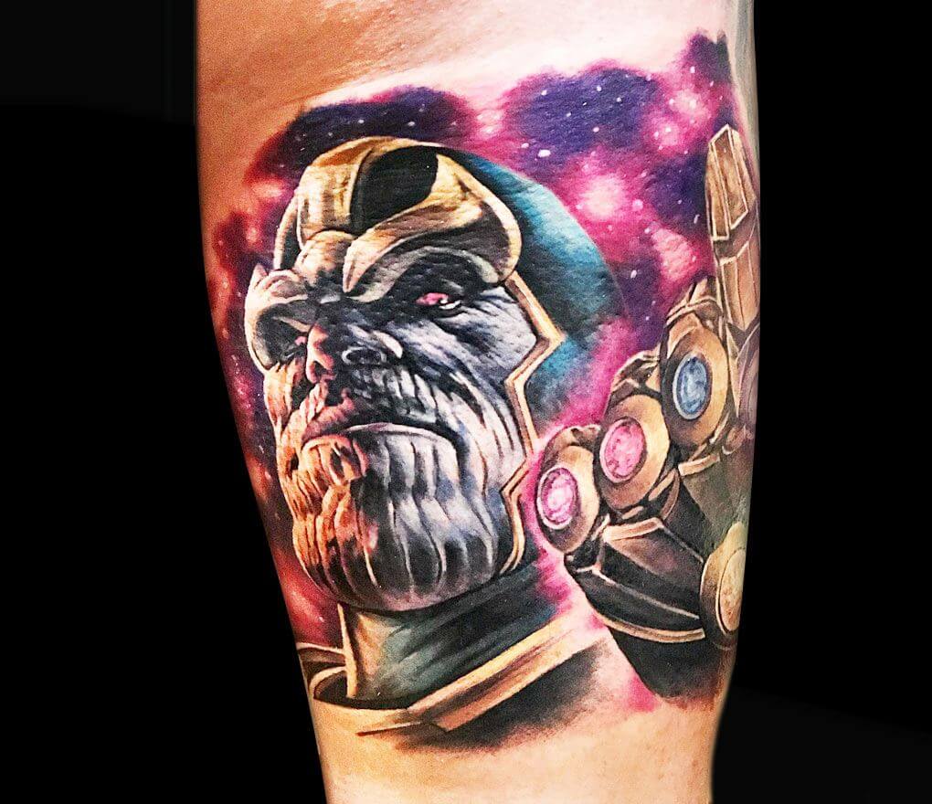 Tattoo uploaded by Erick  Thanos Gauntlet  Tattoodo