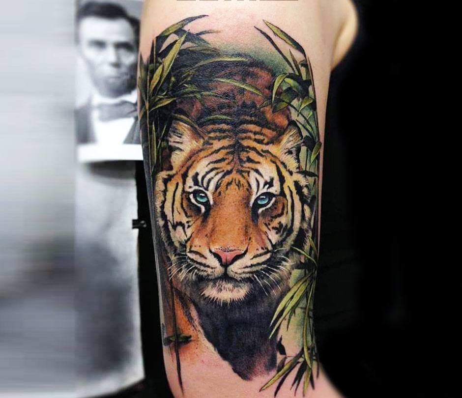 Tiger tattoo by Victor Zetall | Photo 21244