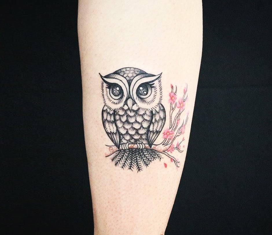 4517 Owl Tattoo Outline Images Stock Photos  Vectors  Shutterstock