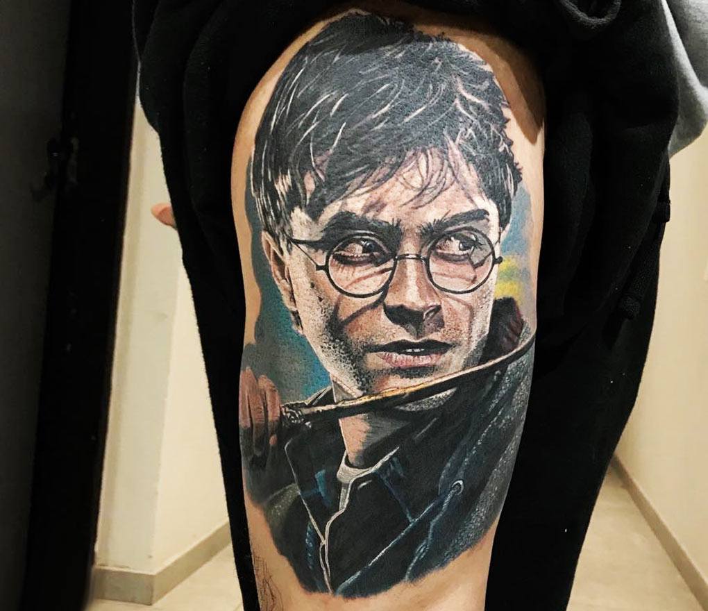 Harry Potter tattoo by Yeyo Tattoos | Photo 25478